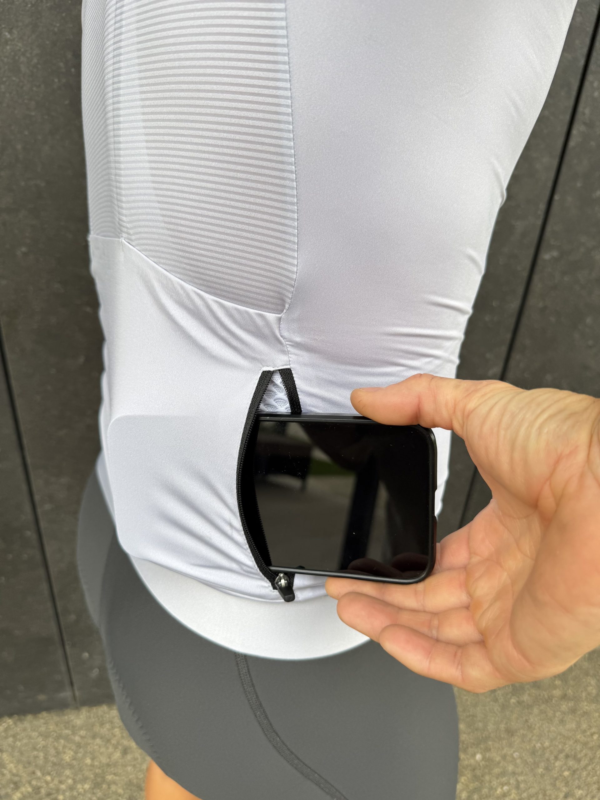 Koszulka kolarska krótki rękaw PRO-WAY (szara) - obrazek 11