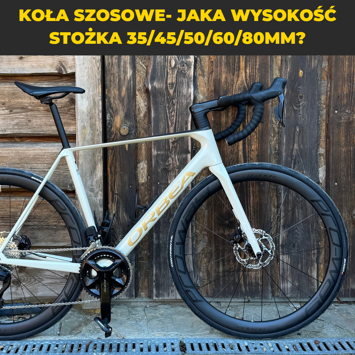 Jaką wysokość profilu karbonowych kół szosowych wybrać? 35 / 45 / 50 / 60 / 80 mm